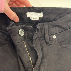 Good American black skinny jean